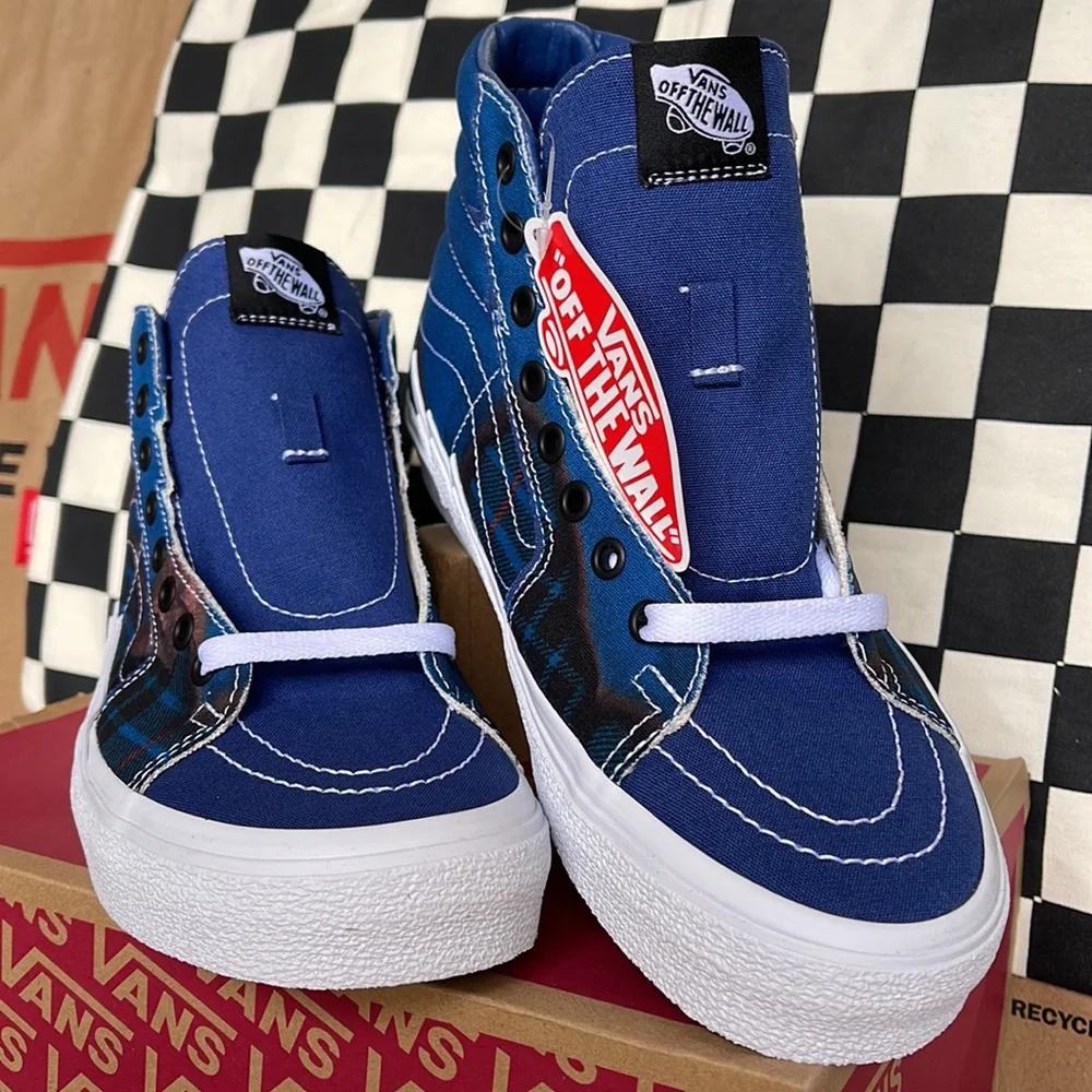 Vans Sk8-Hi Bolt Big Reveal Closet Navy/White Men’s sneakers - Picture 9 of 16